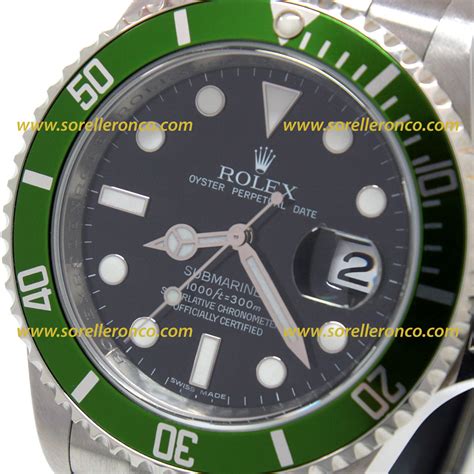 rolex 16610 t ghiera verde|rolex 16610 dimensions.